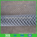 Chain link fence in compact roll